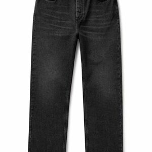 Loewe Men's Washed Black Straight Jeans